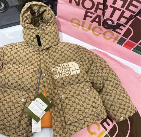 north face gucci jacket black|gucci north face collection.